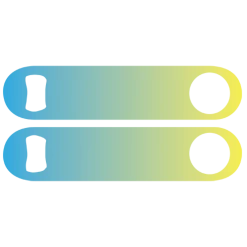 BarProducts.com Kolorcoat™ Speed Opener Gradients - Blue To Yellow