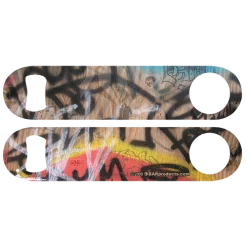 BarProducts.com Kolorcoat™ Speed Opener - Graffiti Custom Bottle Openers
