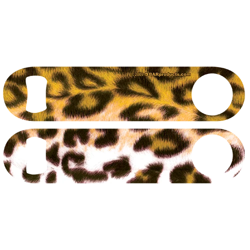 speed-kc-_0050_leopard-yellow_2.png BarProducts.com Custom Bottle Openers Kolorcoat™ Speed Opener - Yellow Leopard
