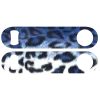 BarProducts.com Kolorcoat™ Speed Opener - Blue Leopard Custom Bottle Openers