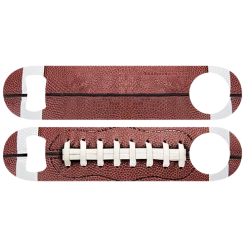 BarProducts.com Kolorcoat™ Speed Opener - Football Custom Bottle Openers