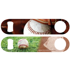 BarProducts.com Custom Bottle Openers Kolorcoat™ Speed Opener - Baseball