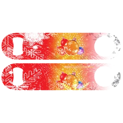 BarProducts.com Custom Bottle Openers Kolorcoat™ Speed Opener - Christmas