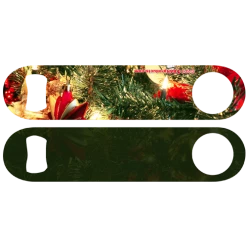 BarProducts.com Custom Bottle Openers Kolorcoat™ Speed Opener - Real Christmas Tree