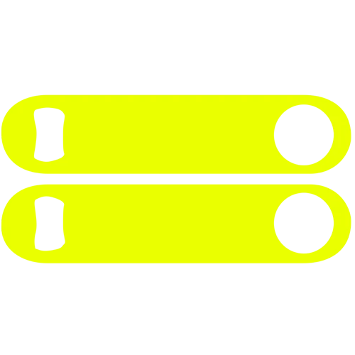 speed-kolorcoat-neon-yellow-background-500.png BarProducts.com Kolorcoat™ Speed Opener - Neon Yellow Custom Bottle Openers