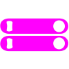 BarProducts.com Kolorcoat™ Speed Opener - Pink Custom Bottle Openers