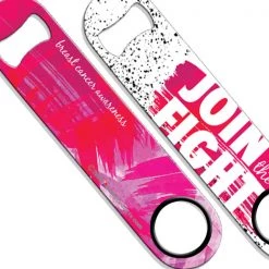 BarProducts.com Speed Openers Kolorcoat™ Speed Bottle Opener - Breast Cancer Awareness- Join The Fight