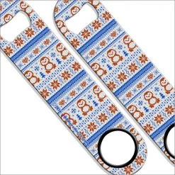 BarProducts.com Kolorcoat® Speed Openers – Christmas Sweater Series Bartending Bottle Openers