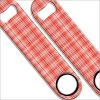 BarProducts.com Bartending Bottle Openers Speed Bottle Opener - Orange Plaid