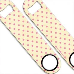 BarProducts.com Speed Bottle Opener - Cute Pink Polka Dots