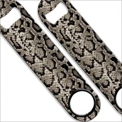 BarProducts.com Bartending Bottle Openers Speed Bottle Opener - Brown Snakeskin