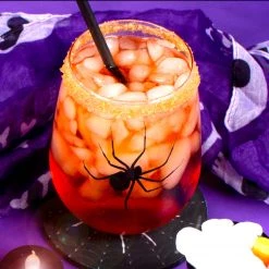 BarProducts.com Spider Stemless Wine / Cocktail Glass - 17 Ounce