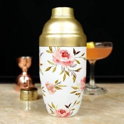 BarProducts.com Spring Flower Shaker Set - 3 Piece - 16 Ounce