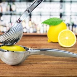 BarProducts.com BAR TOOLS BarConic® Zinc Alloy Citrus Squeezer