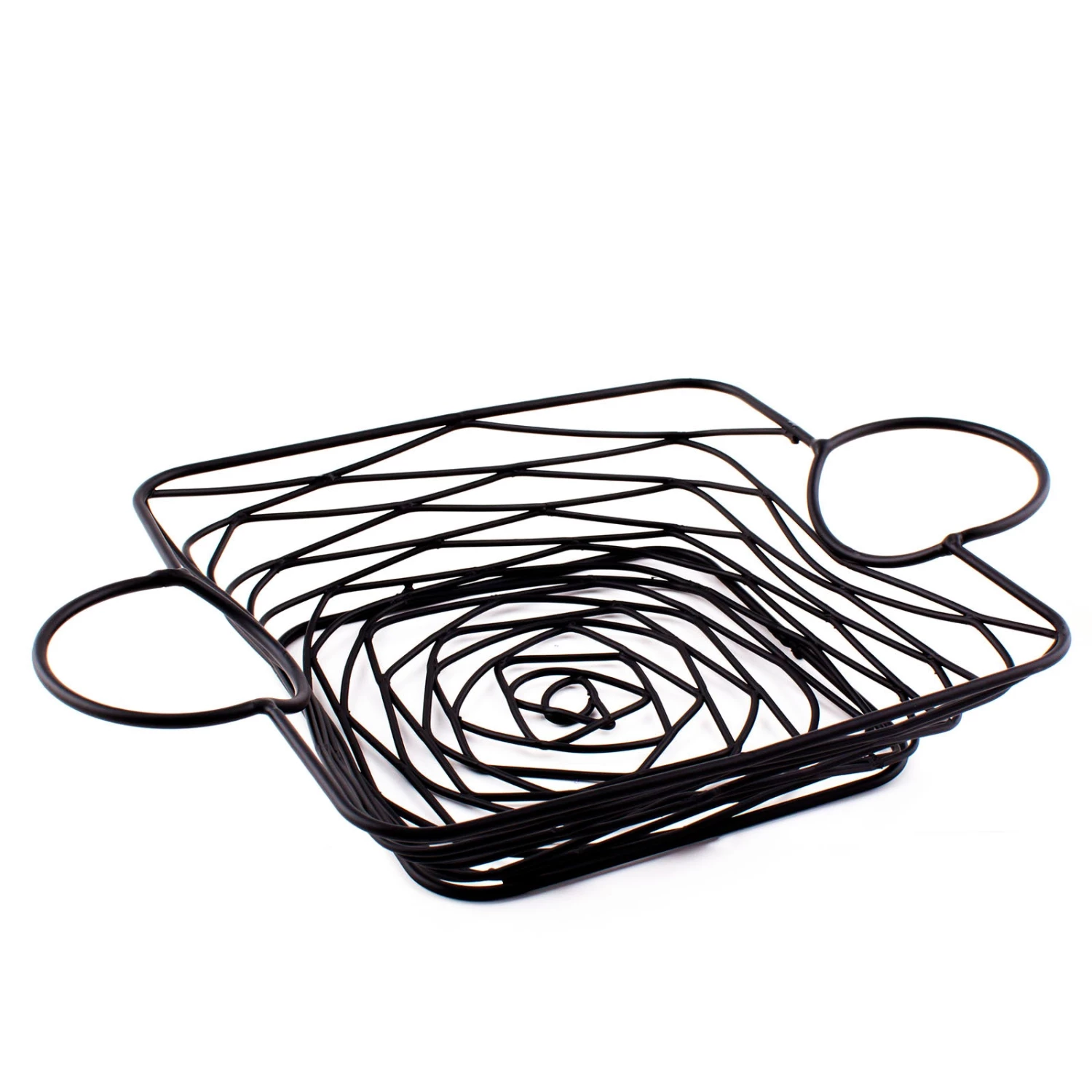 square-basket-clean.jpg BarProducts.com Square Basket W/ Integrated Ramekin Holders SPECIAL COLLECTIONS