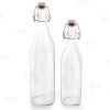 BarProducts.com Square Glass Bottle W/ Swing Top - Available In 1 Liter Or 17 Ounce 1 BarProducts.com Square Glass Bottle W/ Swing Top - Available In 1 Liter Or 17 Ounce