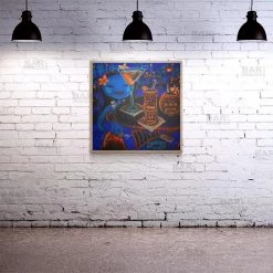 BarProducts.com Blue Tiki Bar Square Wooden Table Top - Two Sizes Available 5 BarProducts.com Blue Tiki Bar Square Wooden Table Top - Two Sizes Available