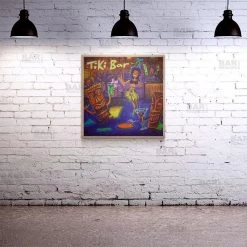 Barproducts.com Hulu Bar Square Wooden Table Top - Two Sizes Available Featured Artists