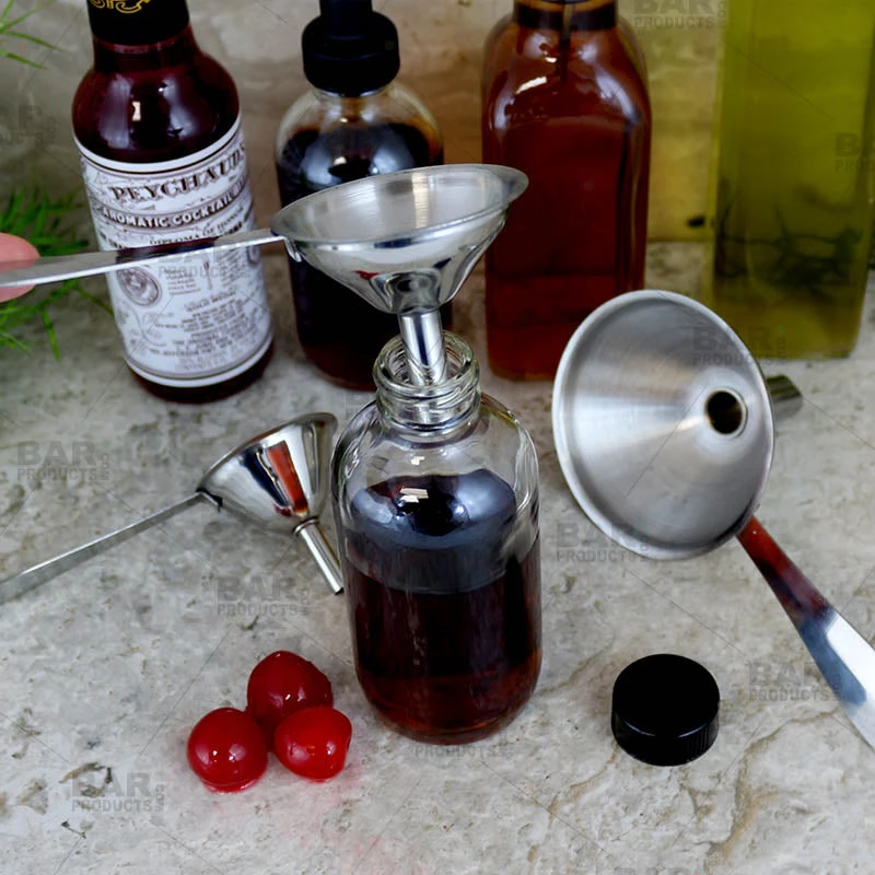 ss-funnels-for-craft-bottles-bpc-6.jpg BarProducts.com KITCHEN, DINING & SERVICE Stainless Steel Funnels With Handles - Set Of 3