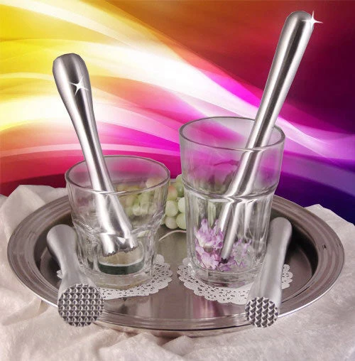 ss-mudler-serrated-end.jpg BarProducts.com BAR TOOLS Muddler - Stainless Steel W/Serrated End - Size Options