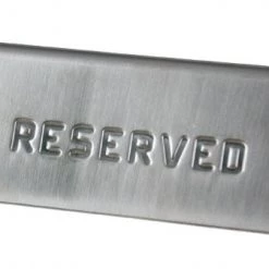BarProducts.com Tabletop Reserved Sign - Stamped