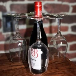 BarProducts.com Stainless Steel Wine Glass Caddy Wine Opener Accessories 3 BarProducts.com Stainless Steel Wine Glass Caddy Wine Opener Accessories