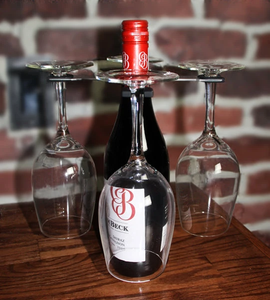 ss-wine-glass-holder_1.jpg BarProducts.com Stainless Steel Wine Glass Caddy Wine Opener Accessories