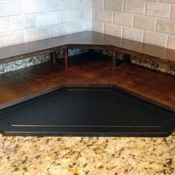 BarProducts.com Counter Caddies™ - Stained Finish - Liquor/Wine Bottle Display