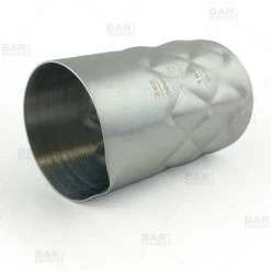 BarProducts.com BarConic® Stainless Steel Diamond Jigger W/ Spout And Measurement Lines BAR TOOLS