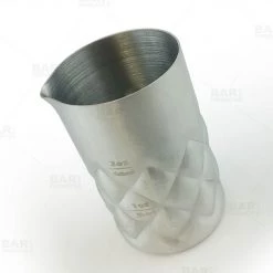 BarProducts.com BarConic® Stainless Steel Diamond Jigger W/ Spout And Measurement Lines BAR TOOLS