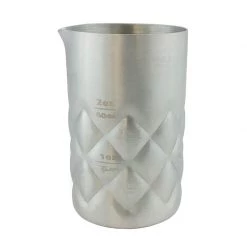 BarProducts.com BarConic® Stainless Steel Diamond Jigger W/ Spout And Measurement Lines BAR TOOLS