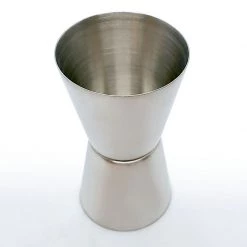 BarProducts.com SPECIAL COLLECTIONS BarConic® Basic Double Sided Jigger - Stainless Steel - 1oz X 1.5oz