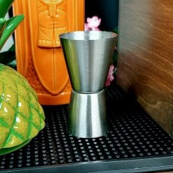 BarProducts.com SPECIAL COLLECTIONS BarConic® Basic Double Sided Jigger - Stainless Steel - 1oz X 1.5oz