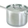BarProducts.com Sauce Pan With Cover - Stainless Steel KITCHEN, DINING & SERVICE