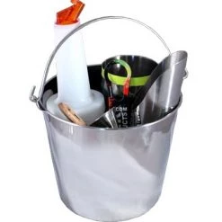 BarProducts.com Tool And Tip Bucket With Handle - Stainless Steel 4 BarProducts.com Tool And Tip Bucket With Handle - Stainless Steel