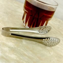 BarProducts.com Strainer Tongs - Stainless Steel - 5 Inch BAR TOOLS