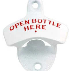 BarProducts.com Cast Iron Stationary Wall Bottle Openers Bartending Bottle Openers