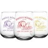 BarProducts.com CUSTOMIZABLE - Stemless Wine Glass - 17 Ounce - Wine Barrel BAR SUPPLIES