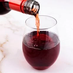 BarProducts.com Stemless Clear Wine Goblet - 12 Ounce - 6 Count SPECIAL COLLECTIONS