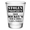 BarProducts.com CUSTOMIZABLE - 1.75oz Clear Shot Glass - Stolen Property