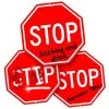 BarProducts.com BAR DECOR Funny Stop Signs - Kolorcoat™ Metal Bar Signs
