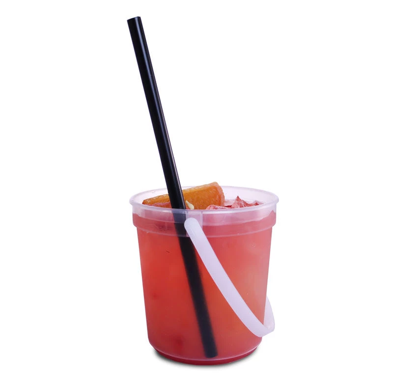 str-50blk-250mm-black-plastic-reusable-straws-rum-bucket.jpg BarProducts.com BarConic® Reusable Polypropylene Straws - 50 Pack Black 250mm BAR SUPPLIES