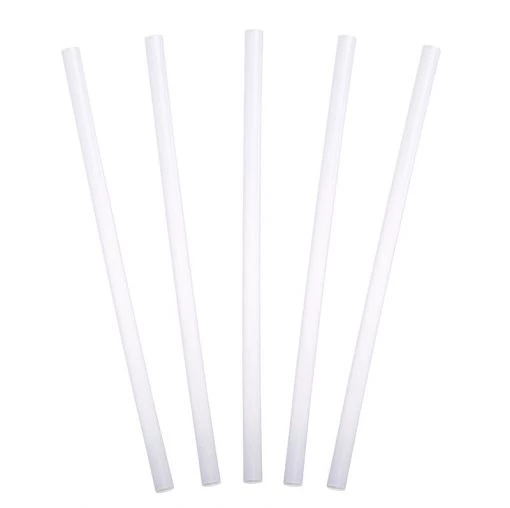 BarProducts.com BarConic® Reusable Polypropylene Straws - 50 Pack Clear 250mm
