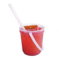 BarProducts.com BarConic® Reusable Polypropylene Straws - 50 Pack Clear 250mm