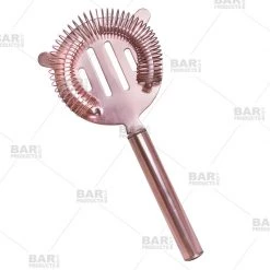 BarProducts.com Master Mixology BarConic® Copper Plated Hawthorne Strainer
