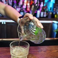 BarProducts.com BAR TOOLS BarConic® Stainless Steel Shell Julep Strainer