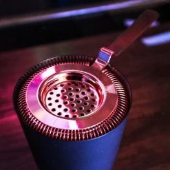 BarProducts.com Master Mixology BarConic® Long Ridged Handle No Prong Strainer - Copper