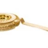 BarProducts.com Master Mixology BarConic® Long Ridged Handle No Prong Strainer - Gold