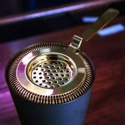 BarProducts.com Master Mixology BarConic® Long Ridged Handle No Prong Strainer - Gold