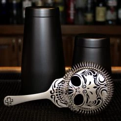 BarProducts.com Cocktail Designs Strainer - Skull Cocktail Strainers